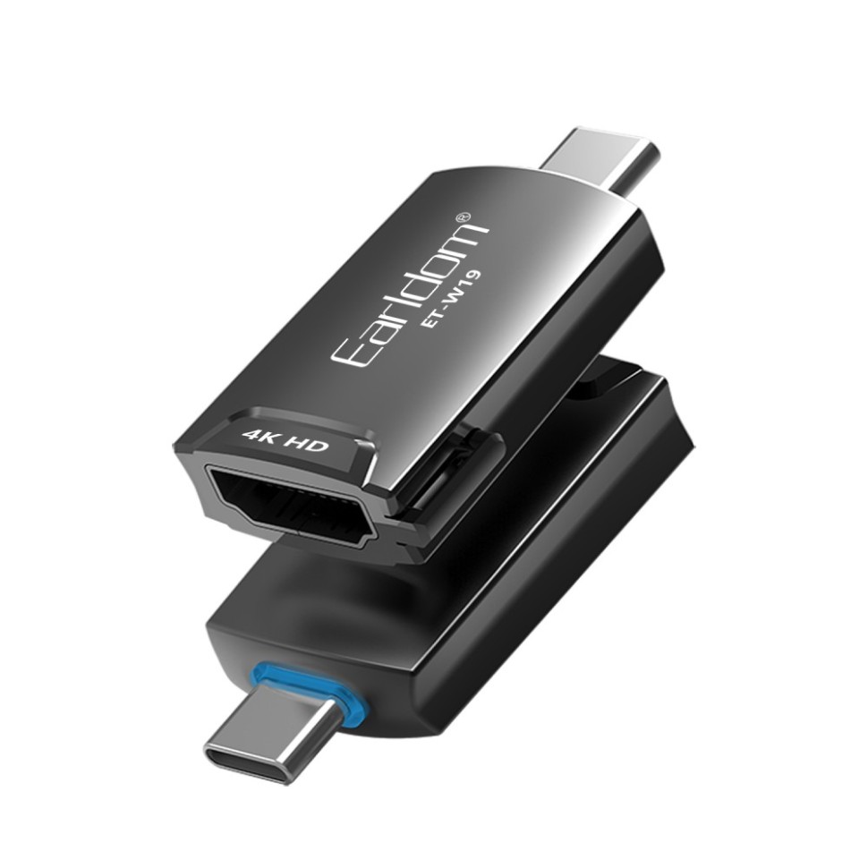 Earldom ET-W19 USB Type C към HDMI преходник (40376) на цена €25.44