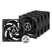 Arctic P8 PWM PST 80mm вентилатори черен 5 броя
