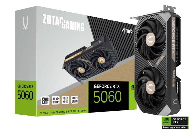 Zotac Gaming RTX 5060 AMP 8GB GDDR7 видео карта