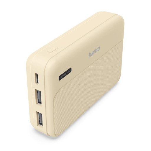 Hama Pocket 10 10000mAh външна преносима батерия бежова