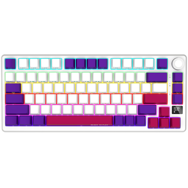Lorgar KBP7075W геймърска клавиатура бял