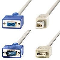 ROLINE 11.99.4692 VALUE KVM кабел HD15M+USB-A -- HD15F+USB-B 1.8 м