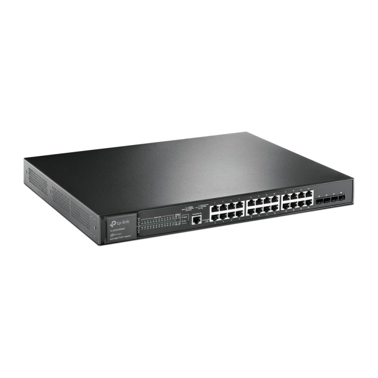 TP-Link JetStream TL-SG3428XMP с 4-SFP слота комутатор