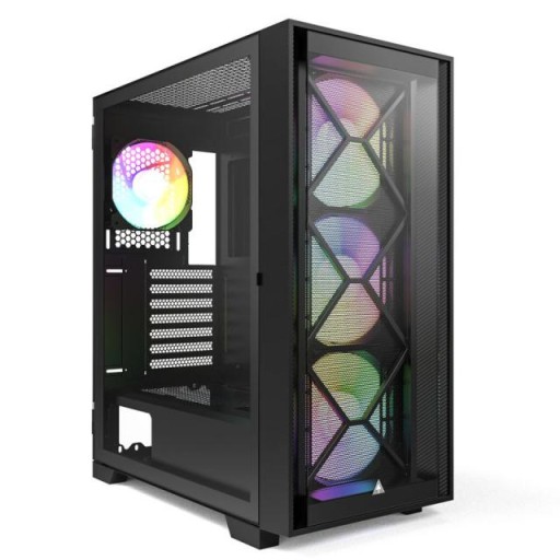 Montech Air 1000 Premium ARGB кутия за компютър черен