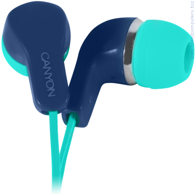 Canyon CNS-CEPM02GBL Слушалки тапи с микрофон синьо зелени