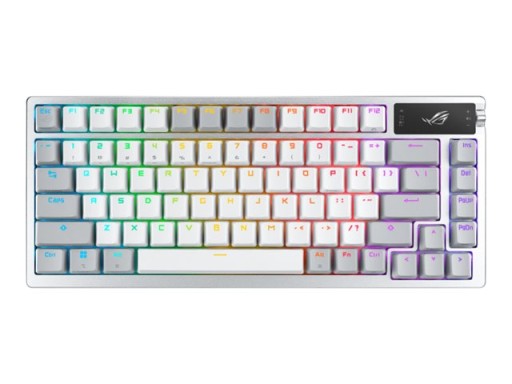 Asus ROG AZOTH 75 геймърска клавиатура бял