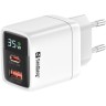 Зарядно 2in1, 1xUSB-C 1xUSB, 35W SNB-441-52