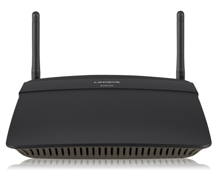 Linksys EA6100 AC1200 Двубандов Безжичен рутер черен