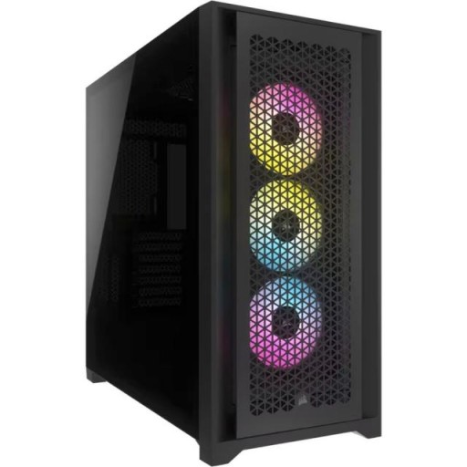 Corsair iCUE 5000D RGB Airflow кутия за компютър черен разопакован