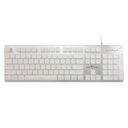 WHITE SHARK GK-003241 Клавиатура TACHI, мембранна, бяла