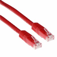мрежови кабел LAN U/UTP Cat. 6 0.5 метра червен