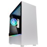 Kolink Bastion RGB TG Mid-tower кутия за компютър бял