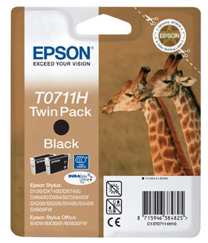 Epson T0711 High Capacity Black Ink Cartridge съвместим