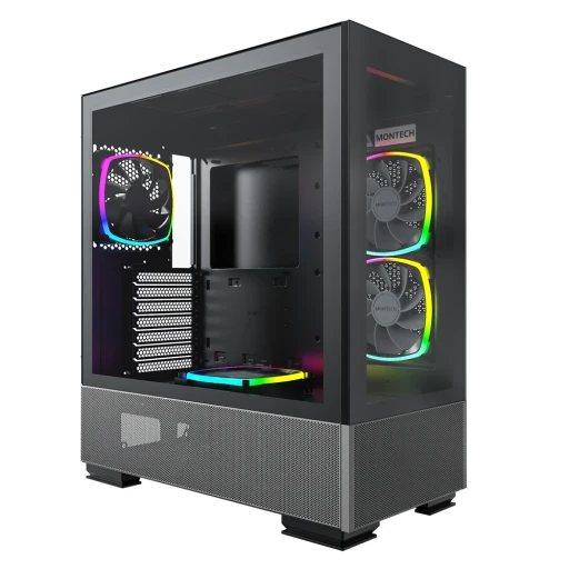 Montech Sky Two TG кутия за компютър черен