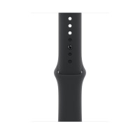 Apple Watch 46mm Sport Band: Black Sport Band - S/M каишка за часовник