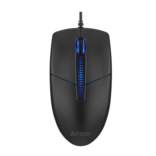 A4 Tech Illuminate N530S безшумна мишка черен