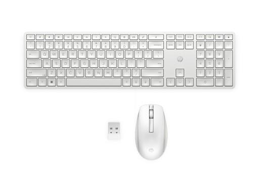 HP 655 безжична клавиатура и мишка бял