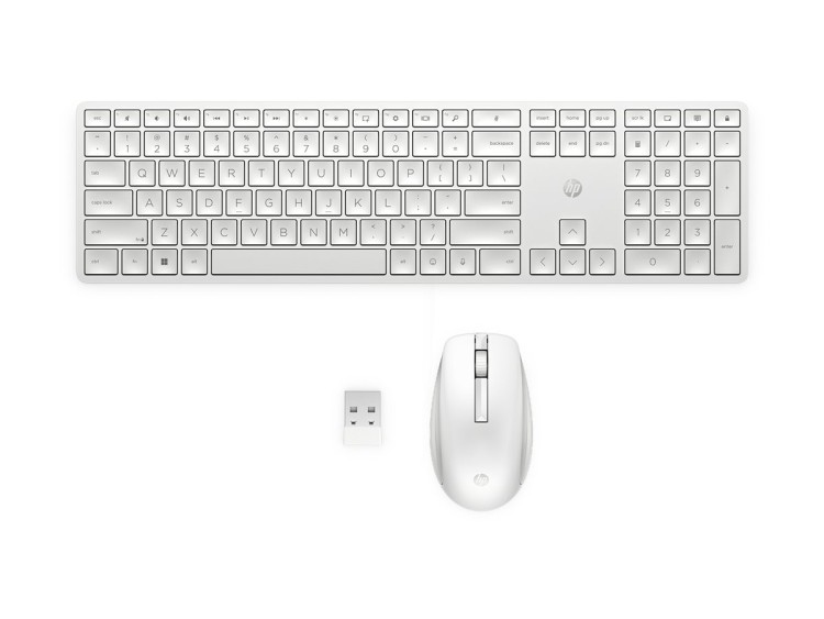 HP 655 безжична клавиатура и мишка бял