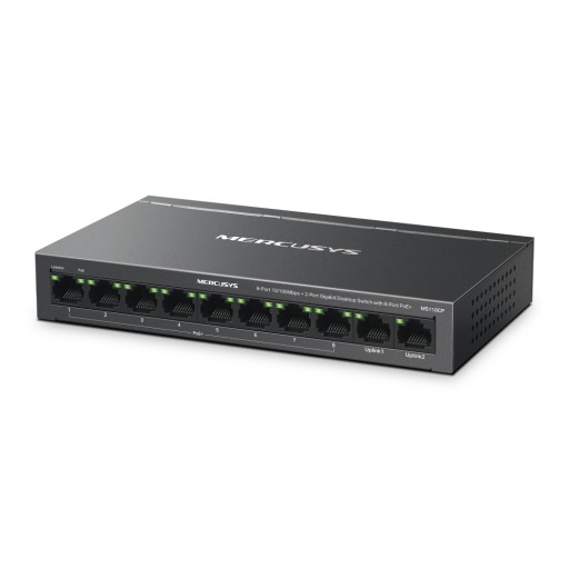 Mercusys MS110CP 8-портов Gigabit суич с PoE