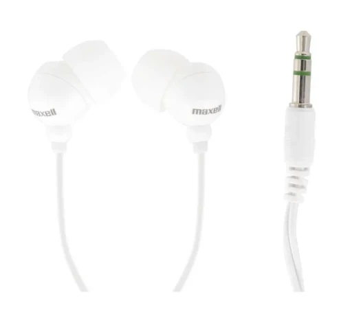 Слушалки MAXELL PLUGZ White Ear BUD