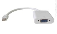 Преходник Mini DP M - VGA , 10см, Бял - 18155