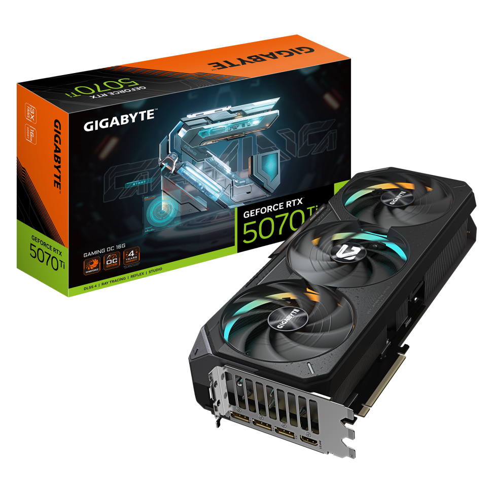 Gigabyte RTX 5070 Ti Gaming OC 16GB GDDR7 видео карта (GV-N507TGAMING ...