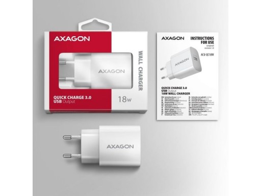 Axagon ACU-QC18W зарядно устройство