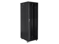 Комуникационен шкаф, Lanberg rack cabinet 19" free-standing 47U 800x800 self-assembly flat pack black