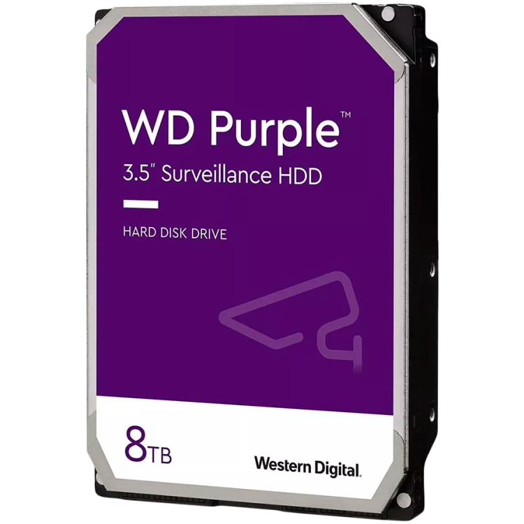 Western Digital Purple Surveillance 8TB 3.5" твърд диск