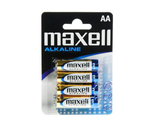 Алкална батерия MAXELL LR-6 ,4 бр. в опаковка, 1.5V