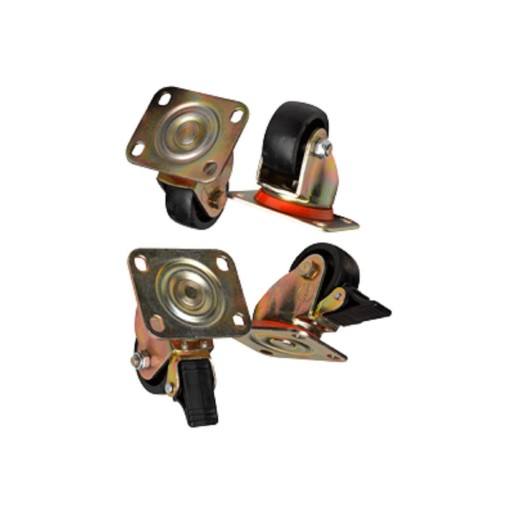 MIRSAN MR.TKR5525 Колела за комуникационен шкаф, 4 бр.