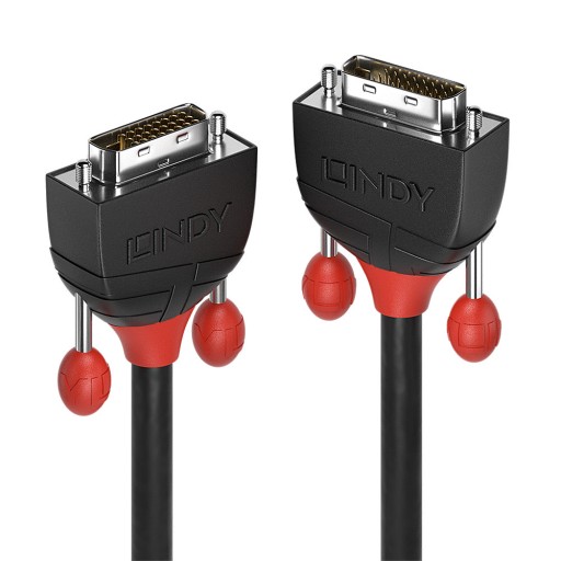 LINDY DVI-D Dual Link кабел, М/М, черен Line, черен, 2.0 м LNY-36252