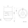 HIKROBOT MVL-HF1228M-6MPE Machine-Vision обектив, FA Series, HF, 12мм, C-Mount, F2.8-F16, Ø 9мм (1/1.8'')