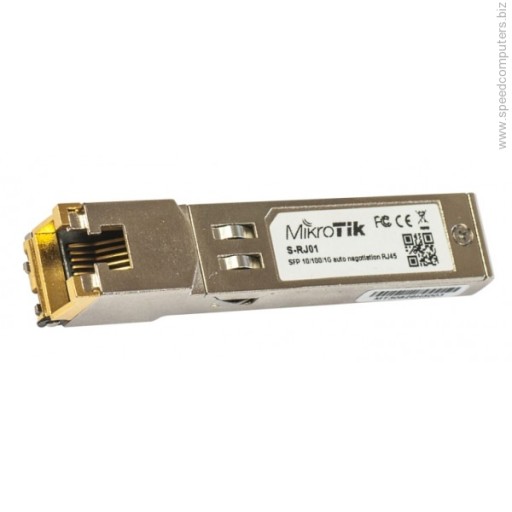MikroTik S-RJ01 1.25G RJ45 GE up to 100 meter SFP модул