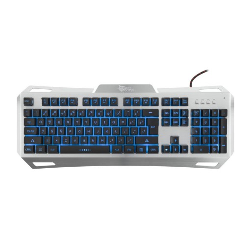 WHITE SHARK GK-1623 Геймърска клавиатура Gladiator, метална база