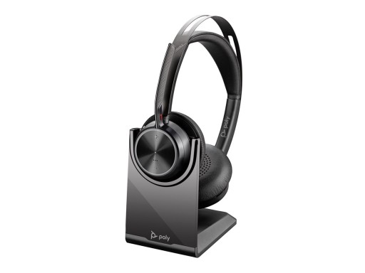 HP Poly Voyager Focus 2 USB слушалки с микрофон черен