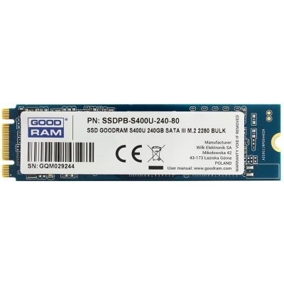 GOODRAM S400U 240GB SATA III M.2 2280 SSD диск