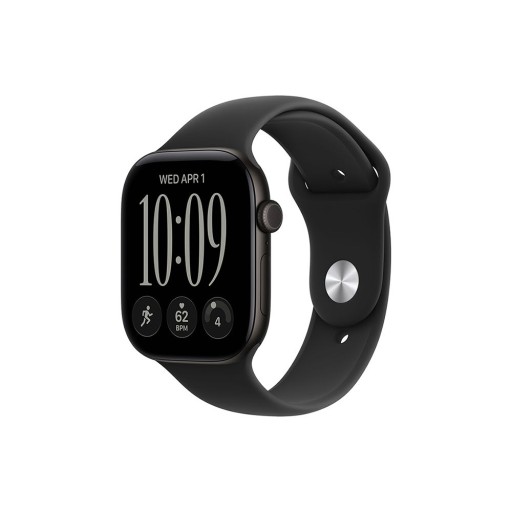 Apple Watch Series 12 GPS 42mm Black Aluminium Case with Black Sport Band - S/M