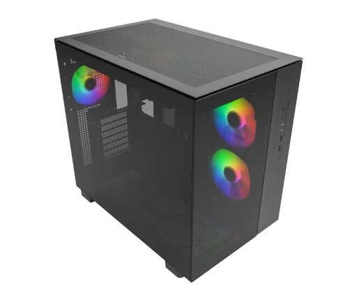 Montech KING 65 Pro Dual Chamber ATX кутия за компютър черен