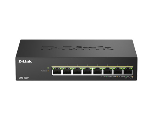 D-Link DMS-108P 8-портов суич