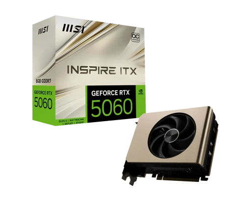 MSI RTX 5060 Inspire ITX OC 8GB GDDR7 видео карта