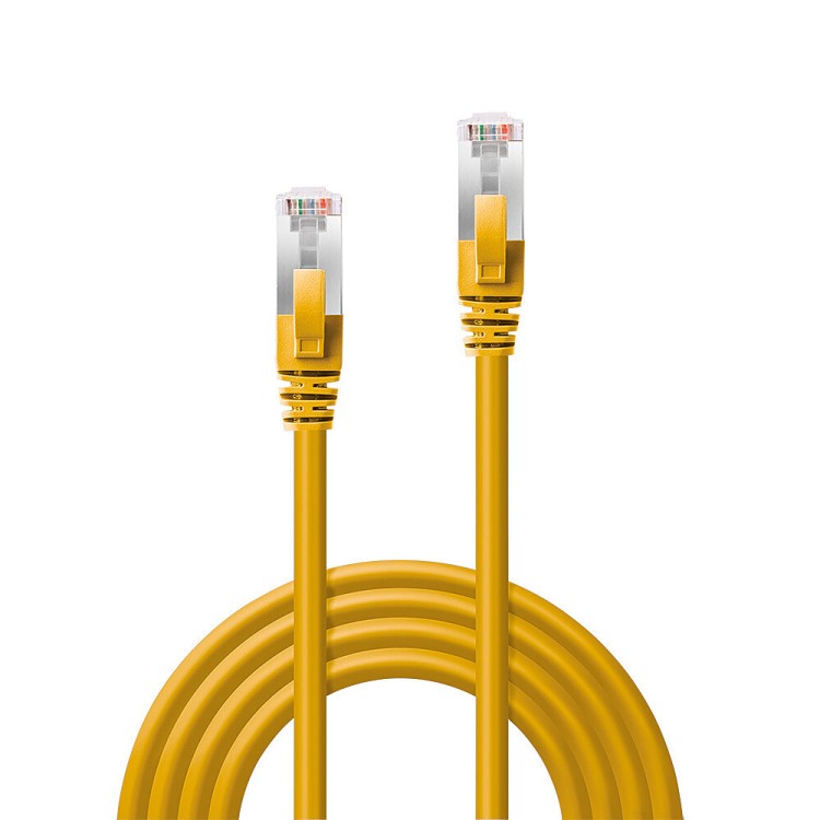 LINDY LNY-45988 Кабел S/FTP, Cat.6, LSZH, 250MHz, меден, Copper, жълт, 20.00 м
