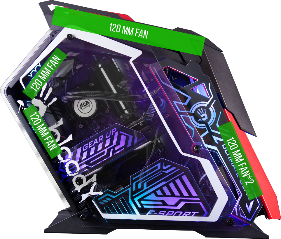 A4Tech Bloody GN-30 Rogue Mid-Tower ATX кутия (A4 GN-30) на цена €101.75
