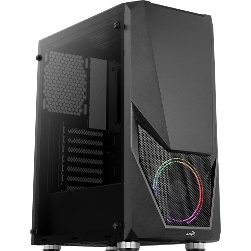 AeroCool Zauron RGB ATX кутия за компютър черен