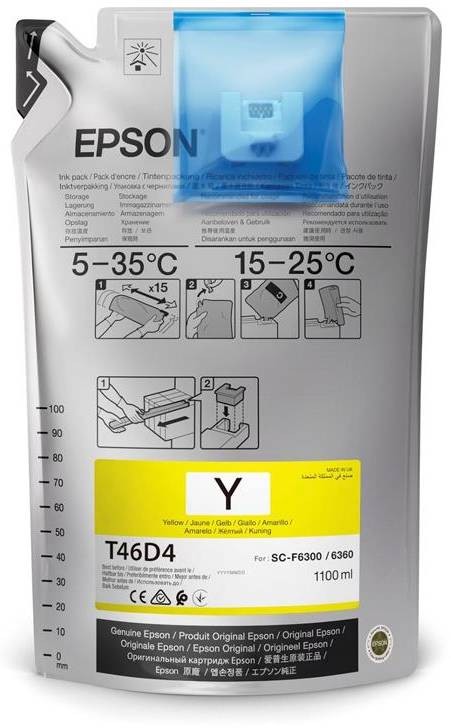 Epson Ultrachrome DS Yellow T46D440 консуматив