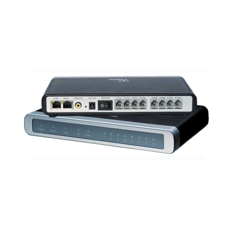 GRANDSTREAM GXW4108 Аналогов VoIP гейтуей, 8x FXO
