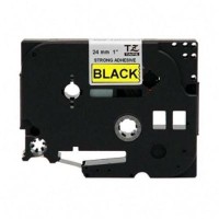 Brother TZ-E651 Tape Black on Yellow, Laminated, 24mm - Eco