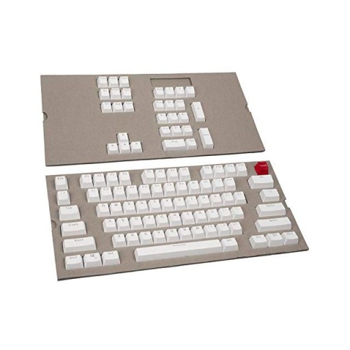Капачки за механична клавиатура Glorious ABS Doubleshot 104-Keycap White US-Layout