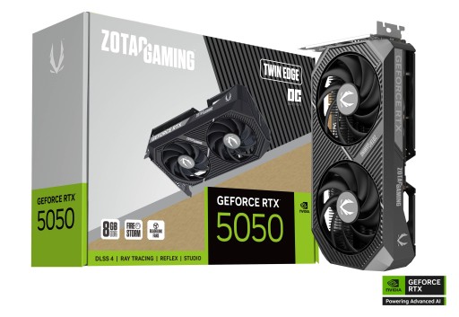 Zotac RTX 5050 Gaming Twin Edge 8GB OC GDDR6 видео карта