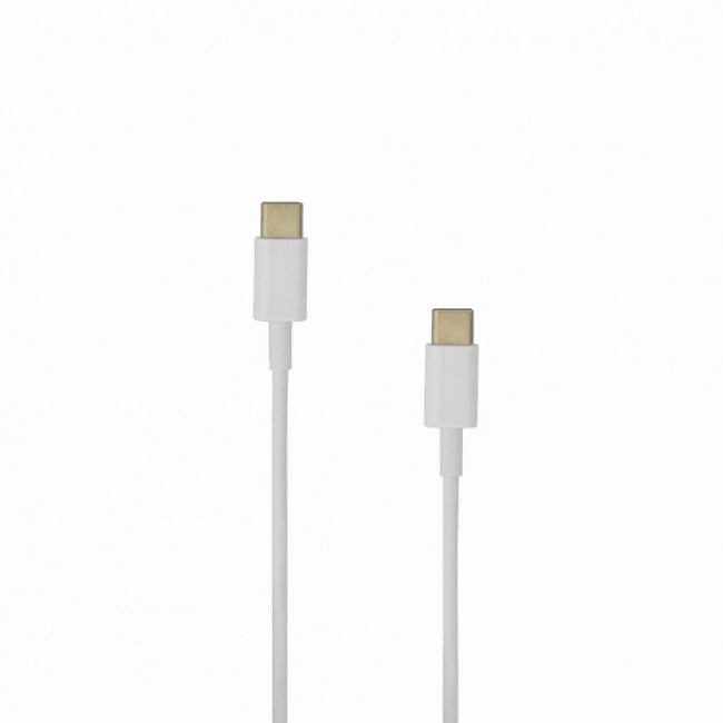 SBOX TYPEC-1.5 USB кабел, Type C - Type C, M/M, бял, 1.5 м